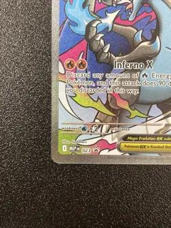 Pokemon Phantasmal Flames MEGA CHARIZARD X EX #23 Black Star Promo From UPC - Image 2