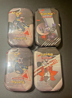 Pokemon TCG: Black Bolt + White Flare Assorted Mini Tins Lot of 4 - Image 1