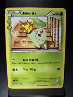 Chikorita Pokemon TCG Generations: Radiant Collection RC1/RC32-MP/LP - Image 1