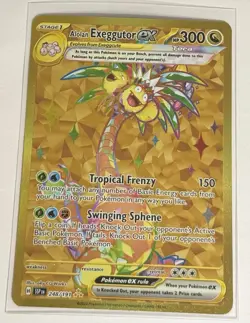 Pokemon TCG Alolan Exeggutor EX 248/191SV08: Surging Sparks Holo Hyper Rare - Image 1