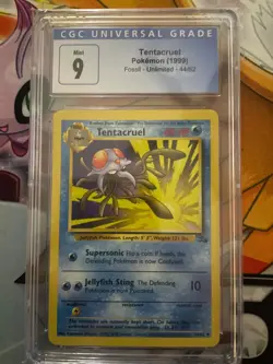 Tentacruel 44/62 Fossil Regular for sale online - Image 1
