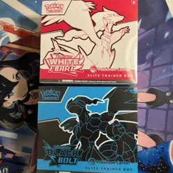 Pokemon Center Black Bolt & White Flare Elite Trainer Box ETB Set Sealed - Image 1