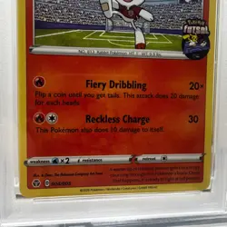 2020 POKEMON FUTSAL #004 SCORBUNNY ON THE BALL - PSA 9 MINT - Image 3