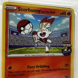 2020 POKEMON FUTSAL #004 SCORBUNNY ON THE BALL - PSA 9 MINT - Image 4