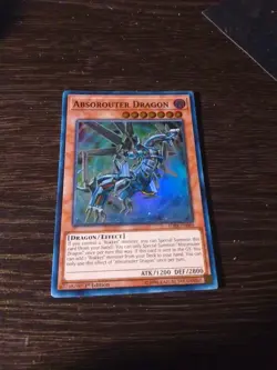 Yugioh Absorouter Dragon SDRR-EN005 Super Rare 1st Ed NM - Image 1