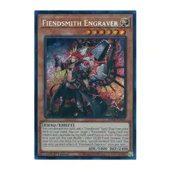Yu-Gi-Oh! Fiendsmith Engraver (Secret Rare) - Quarter Century Stampede - Image 1