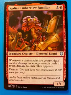 MTG 1x Kediss, Emberclaw Familiar 188 Commander Legends Magic Gathering x1 NM - Image 1