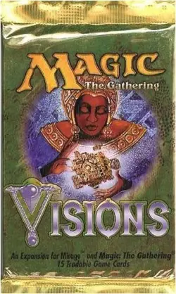 Visions Booster Pack (Loose) (ENGLISH) FACTORY SEALED MAGIC MTG ABUGames - Image 1