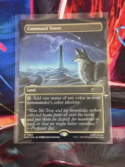FOIL - Command Tower AVATAR Airbender Borderless Rainbow MTG Secret Lair (7063) - Image 1