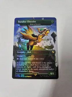 Paradise Chocobo Borderless FOIL MTG Final Fantasy Nm/M - Image 1