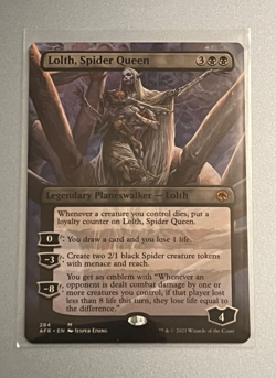MTG Lolth Spider Queen (Borderless) - Adventures in the Forgotten Realms - #284 - Image 1