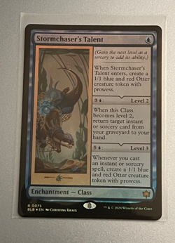 MTG Stormchaser's Talent (Foil) - Bloomburrow - #75 - Image 1