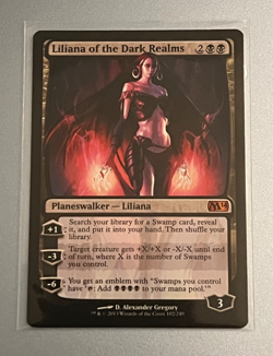 MTG Liliana of the Dark Realms - Magic Core Set 2014 (M14) - #102 - Image 1