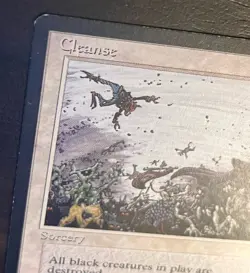 MTG - Cleanse - Legends - LP White Rare Vintage - Image 3