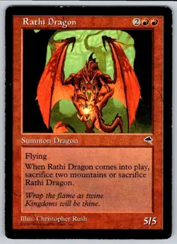 1997 Tempest Rathi Dragon Rare - Image 1