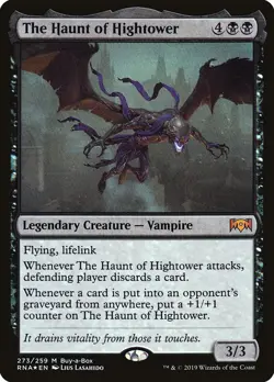 The Haunt of Hightower (Buy-A-Box) [Ravnica Allegiance] Foil Near Mint - Image 1