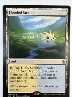 1 Flooded Strand, Khans of Tarkir 233 LP Lightly Played MTG Magic the Gathering - Image 3
