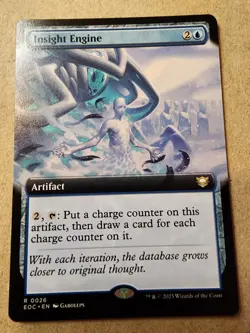 Insight Engine - #26 (Extended Art) Commander: Edge of Eternities Regular - Mtg - Image 1