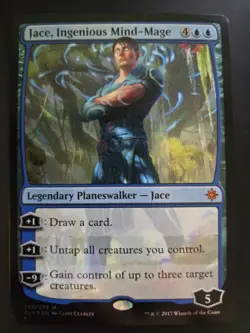 Jace, Ingenious Mind-Mage NM FOIL Ixalan MTG FREE SHIPPING - Image 1
