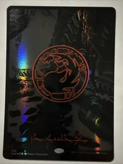 Mountain (Phyrexian) - Full Art (Oil Slick Raised Foil) : All Will Be One Foil - Image 1