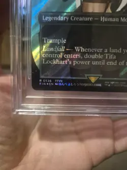 Tifa Lockhart Borderless Surge Foil 0536 Rare, MTG Final Fantasy GM BGS 9.5 - Image 2
