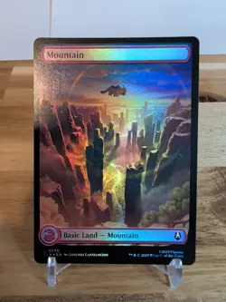 MTG - Mountain 290 (Foil) - Avatar: The Last Airbender NM/M Condition - Image 1