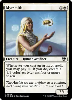 Magic the Gathering (mtg): CMM: Myrsmith - Foil - Image 1