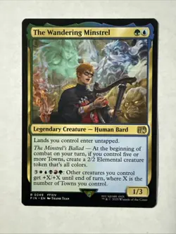 The Wandering Minstrel FIN 249 Rare MTG - Image 1
