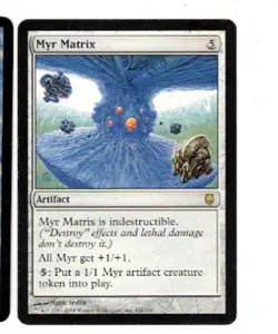 Myr Matrix English Darksteel Magic Out-of- Pack Quality - Image 1
