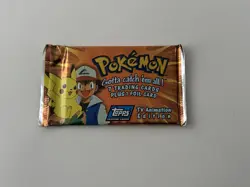 Pokemon Topps TV Animation Edition Sealed Pack - Image 1