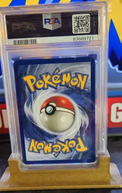 Pokemon Fossil Kabuto 1st Edition PSA 9 Mint 1999 With Stand - Image 2