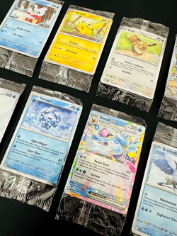 LOT 8 CARTE POKEMON PROMO STAMP FLOCON EXCLU CALENDRIER DE L'AVENT 2025 FR - Image 3