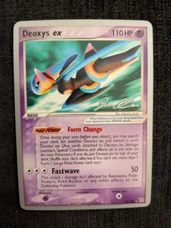 Pokemon TCG Deoxys EX Ultra Rare 93/106 Non-holo 2006 World Championships (NM) - Image 1