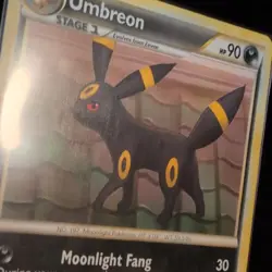 ?? Umbreon 10/90 HGSS Pokemon card Undaunted Regular Rare Card (non holo) NM - Image 2