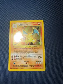 Pokemon TCG Charizard 4/102 Holo Rare Base Set Unlimited 1999 MP - Image 2