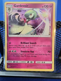 Pokemon TCG - Gardevoir 141/214 Cosmos Holo Rare - Sun & Moon - Lost Thunder - Image 1