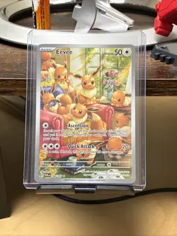 Pokemon Eevee Full Art Holo Twilight Masquerade 188/167 Special Illustration - Image 1
