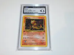 MAGMAR Pokemon (1999) Fossil 1ST EDITION 39/62 CGC 9.5 MINT+ -- RARE UNCOMMON - Image 3