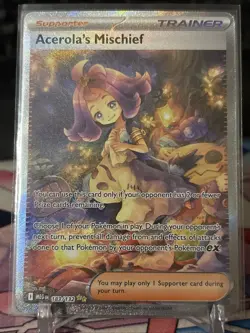 Pokemon Acerola's Mischief 183/132 Special Illustration Rare Mega Evolution NM - Image 1