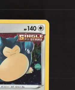 Snorlax SWSH119 Sword & Shield Black Star Promo Cosmos Holo Pokemon Card NM - Image 4