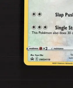 Snorlax SWSH119 Sword & Shield Black Star Promo Cosmos Holo Pokemon Card NM - Image 5