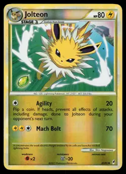 Jolteon 45/95 Reverse Holo Pokemon Call of Legends LP - Image 1