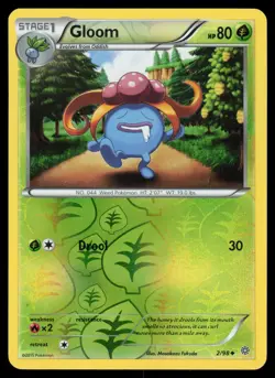 Gloom 2/98 Reverse Holo Pokemon Ancient Origins LP - Image 1