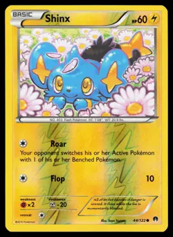Shinx 44/122 Reverse Holo Pokemon XY BREAKpoint LP - Image 1