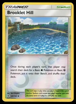 Brooklet Hill 120/145 Reverse Holo Pokemon Guardians Rising LP - Image 1