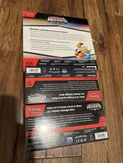 Lot of 2 Pokemon TCG Prismatic Evolutions Surprise Box W Poster Collection - Image 2