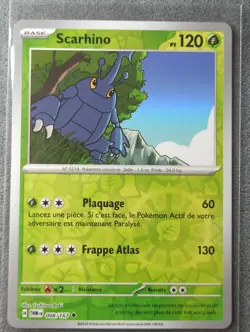 Carte POKEMON FR - EV06 Mascarade Crepusculaire 008/167 Scarhino Reverse Neuf - Image 1