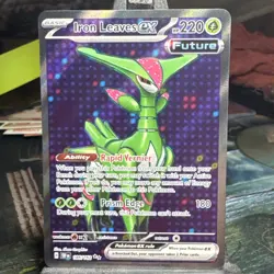 Iron Leaves ex 186/162 Pokemon Scarlet & Violet Temporal Forces Full Art - Image 1