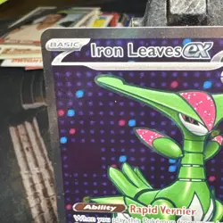 Iron Leaves ex 186/162 Pokemon Scarlet & Violet Temporal Forces Full Art - Image 2