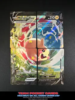 Morpeko V Union SWSH215-218, Black Star Promo, Pokemon, NM - Image 1